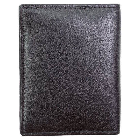 Genuine Leather Men Credit Card Case,ID holder with Black Color - Picture 9 of 10